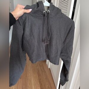 Cropped Champion hoodie